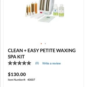 Clean and easy petite waxing spa set
